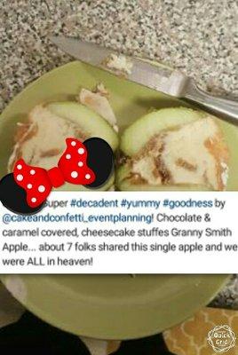 Customer Review of the Cheesecake Stuffed apple