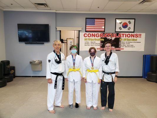 Congrats to our two new yellow belt students!