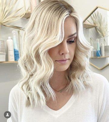 rooted blonde