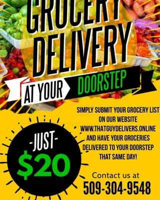 Grocery Delivery to your Doorstep