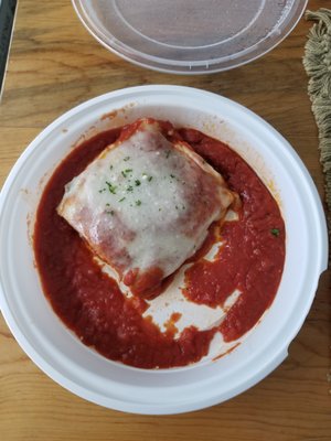 Lasagna from Illianos in Windham Ct