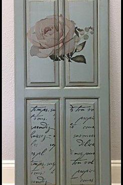 *Sold*
 
 * Decorative Wall Panel (2 available) * Custom Hand Painted * Design Transfers * Stenciled Dimensions: 41 1/2 in. H X 18 3/4 in. W