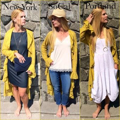 No matter where you go, take us with you! We're happy to show you all the ways to style your favorite pieces.