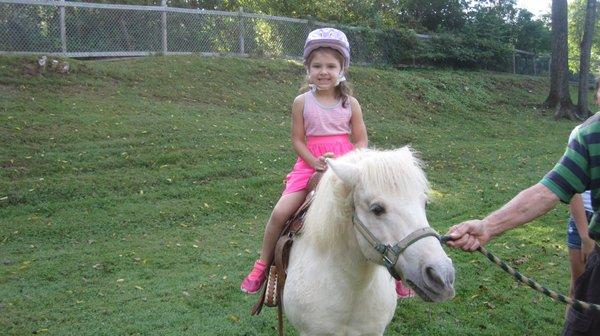 Pony ride on Noelle.