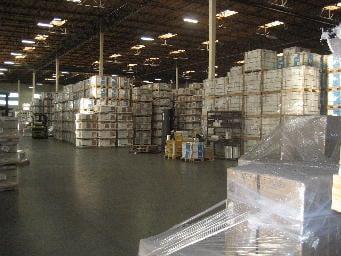 Warehouse of manufacturing associate