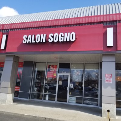 Front of salon