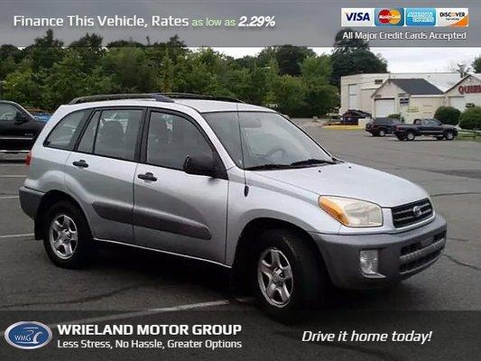 2003 Toyota RAV4 SUV 111,348 mi. $4,400 More at wrieland.com