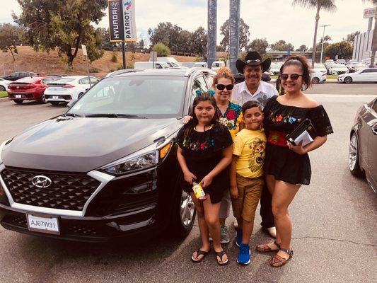 Patty and her new Tucson!