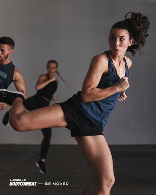 BodyCombat-mixed martial arts inspired workouts to max the calorie burn.