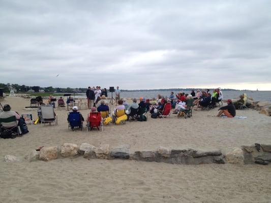 First beach service 2012