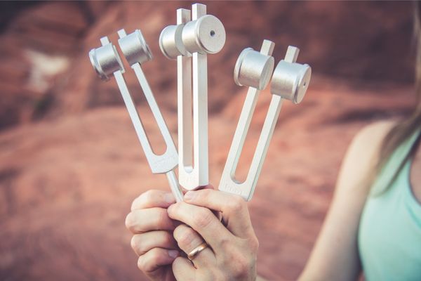 Each Healing Session Includes the Sounds of Tuning Forks