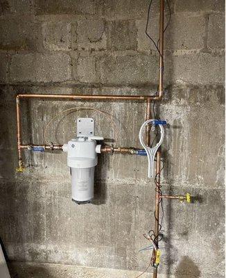 Whole House Water Filtration System Installation