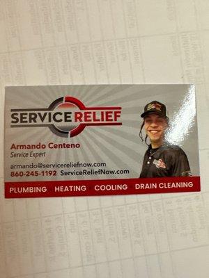 Armando's business card