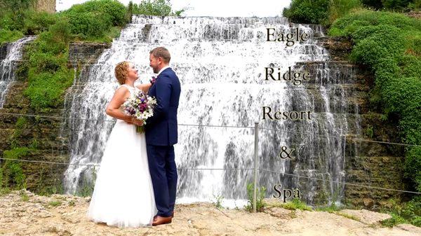 Filmed this wedding at Eagle Ridge Resort, Galena