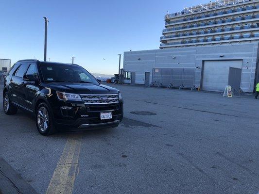 San Francisco Limo for Cruise Ships and Airports. Pier 27 Embarcadero