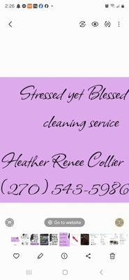 Stressed yet Blessed Cleaning Service