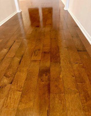 Engineered hardwood floors