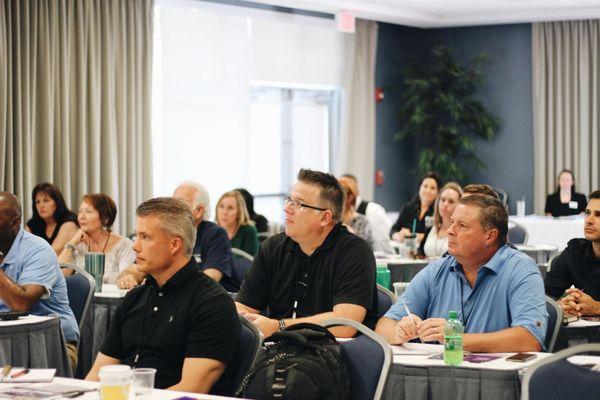 Attendees at an Excellence Performance Seminar