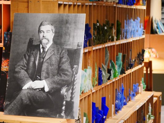 A peek into The Neustadt's renowned Tiffany Glass Archive. Photo: Corey William Schneider