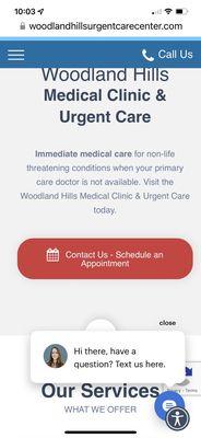 The claim they don't take appointments but on their site they have a link for appointments.