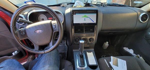 Ford explorer 2010 smart stereo upgrade installed