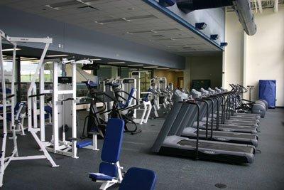 Fitness Centers include treadmills, bikes, ellipticals, weight machines, free weights & stability balls. Personal training is available