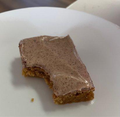 Snickerdoodle bars. It's what's for dessert today after lunch at the senior center.