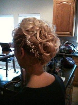 Wedding hair and Makeup Dallas. Bridal hair by Ahimsa Artistry