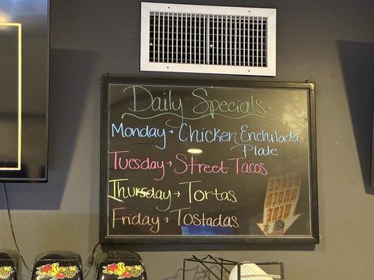 Daily Specials