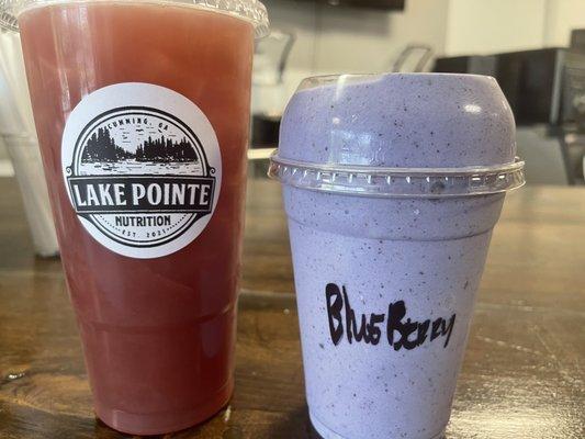 Betty White tea and Blueberry cheesecake shake for the win!