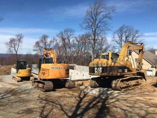 Site Excavation for New Foundation