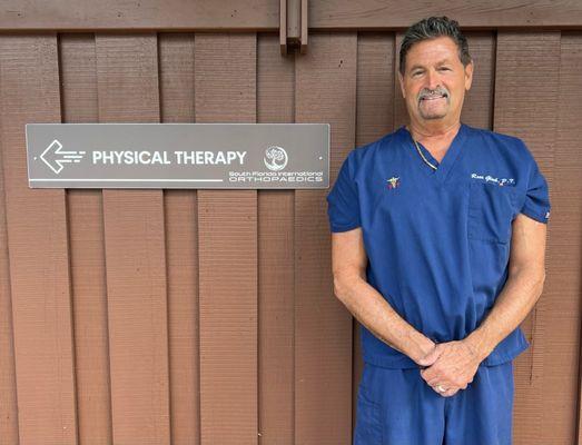 Ross, our physical therapist.