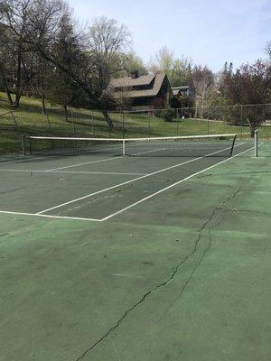 Tennis courts