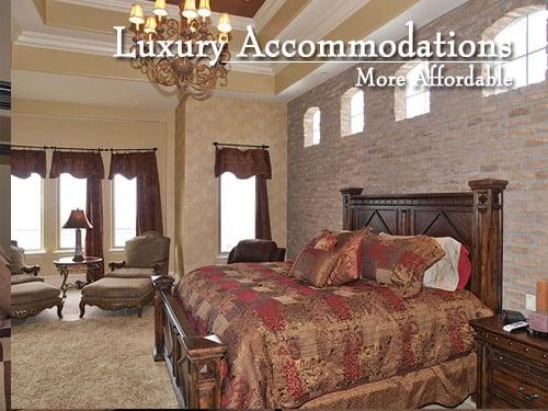 This is one of our incredible Master Suites available for Rent for a special occasion