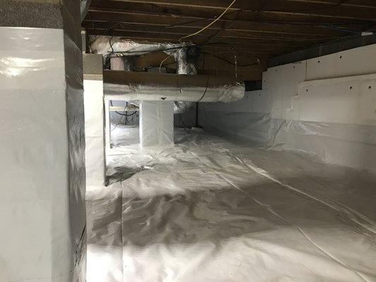 Another great Crawlspace encapsulation!