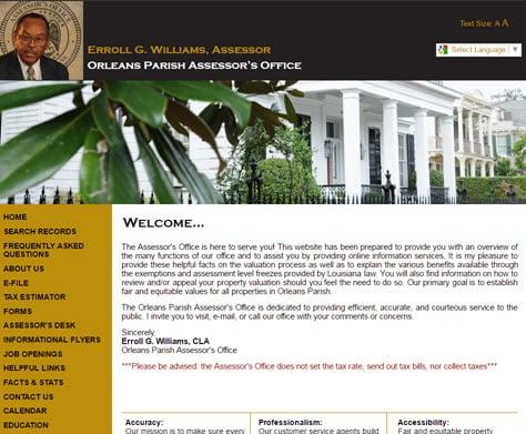 Orleans Parish Assessor's Office