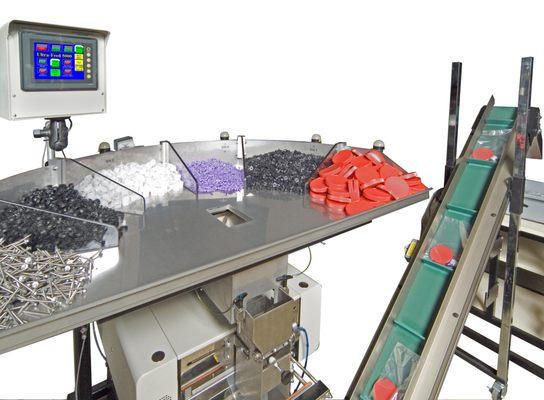 Bagging system with sorting table will allow you to bag your products quickly and easily.  We also produce the bags!