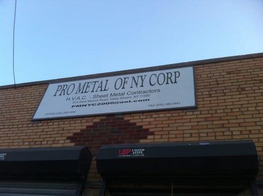 Pro Metal of NY Corp.