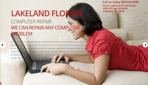 Laptop, desktop, iMac, and macbook pro computer repair services right here in Lakeland, FL