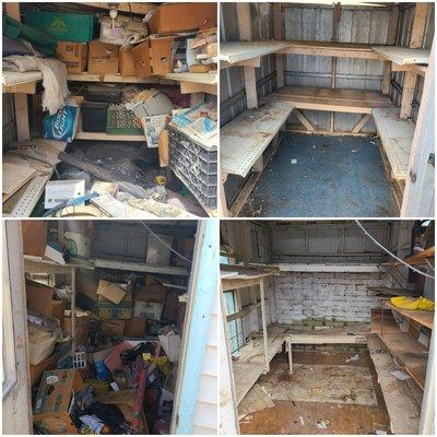 Shed clean outs