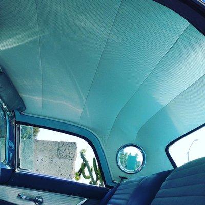 1957 Ford Thunderbird - New headliner