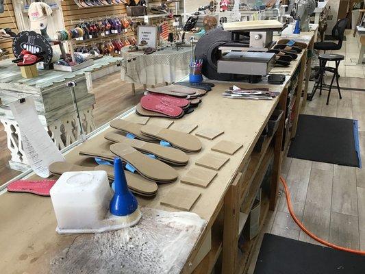 Southern Soles being made