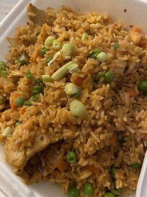 "Spicy fried rice" - which it was not