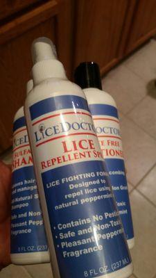 Doctors products (optional) help to protect you from future lice infestations.