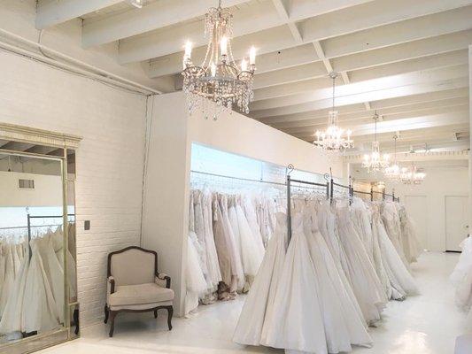 Our dreamy bridal showroom