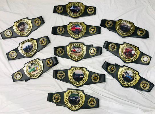 Custom championship belts