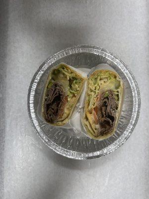 roast beef wrap with chipotle sauce !!!