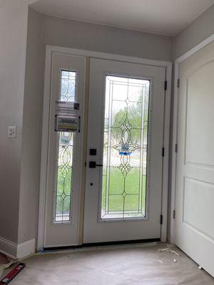 Front door installed by Orozco construction