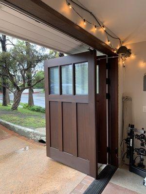 Automatic craftsman garage door