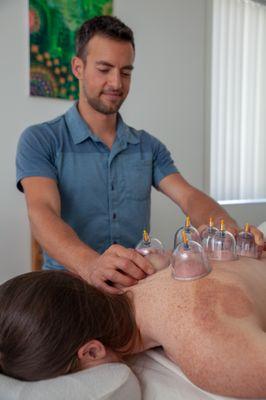 Cupping massage is great to release muscle tension and detox the body.